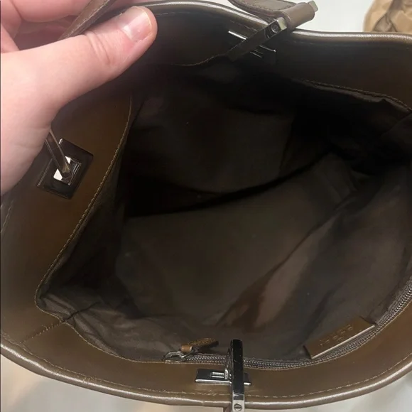 Gucci GG canvas small tote - brown and tan - Picture 10 of 12